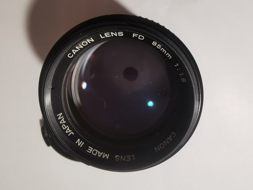 Canon 85mm 8 in - fd, f/1.8