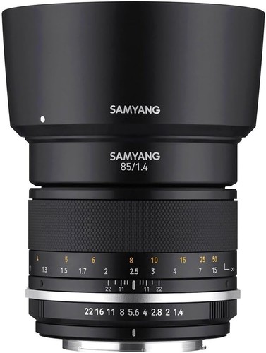 Samyang 85mm 4 - mf, f/1,4